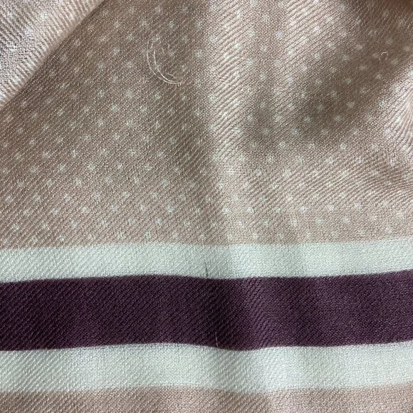 NWT Authentic Loro Piana Cashmere Silk Square Scarf Polka Dot - Picture 16 of 16